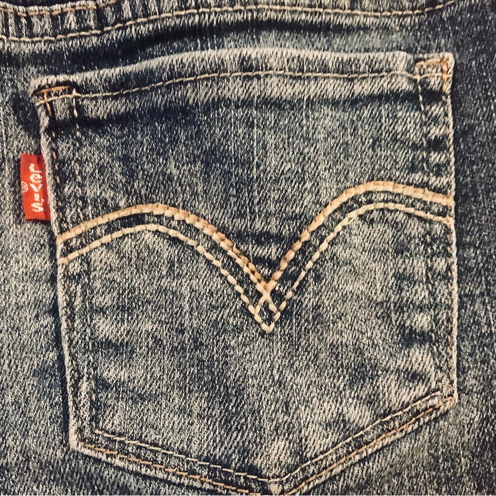 🔥2/$20 LEVIS shorty shorts 🩳 size 14 (youth/girl) - Picture 6 of 6